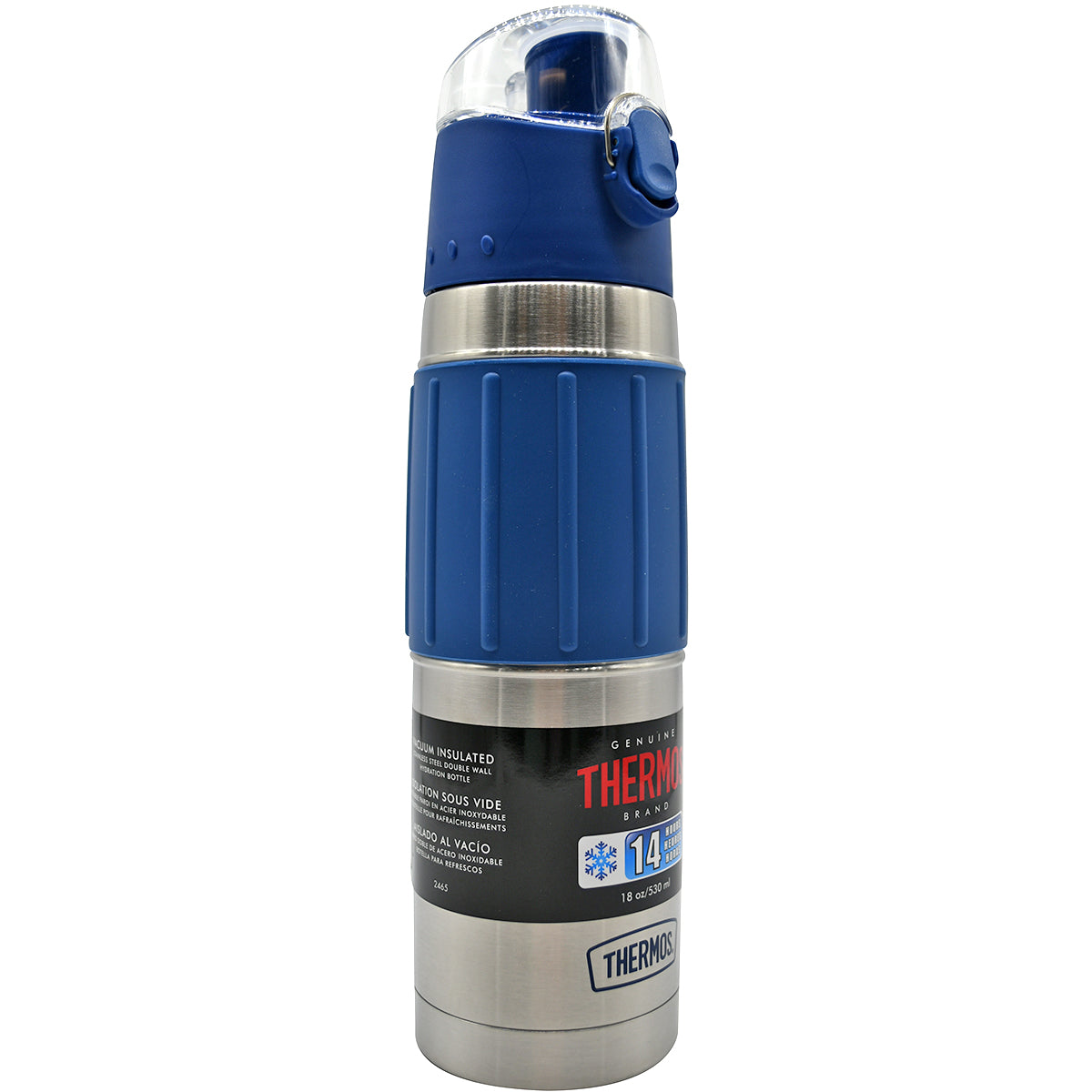 18 oz Thermos Vacuum Insulated Stainless Steel Hydration Bottle – Durable & Reusable